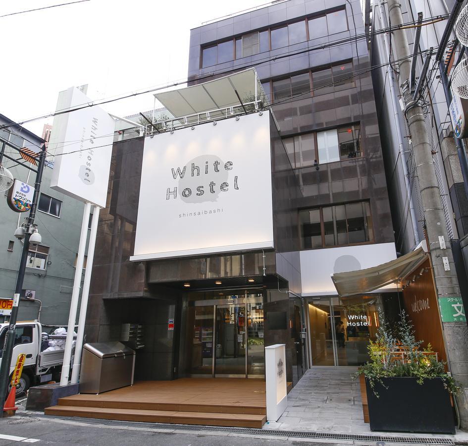 White Hostel Shinsaibashi Ōsaka Exterior foto